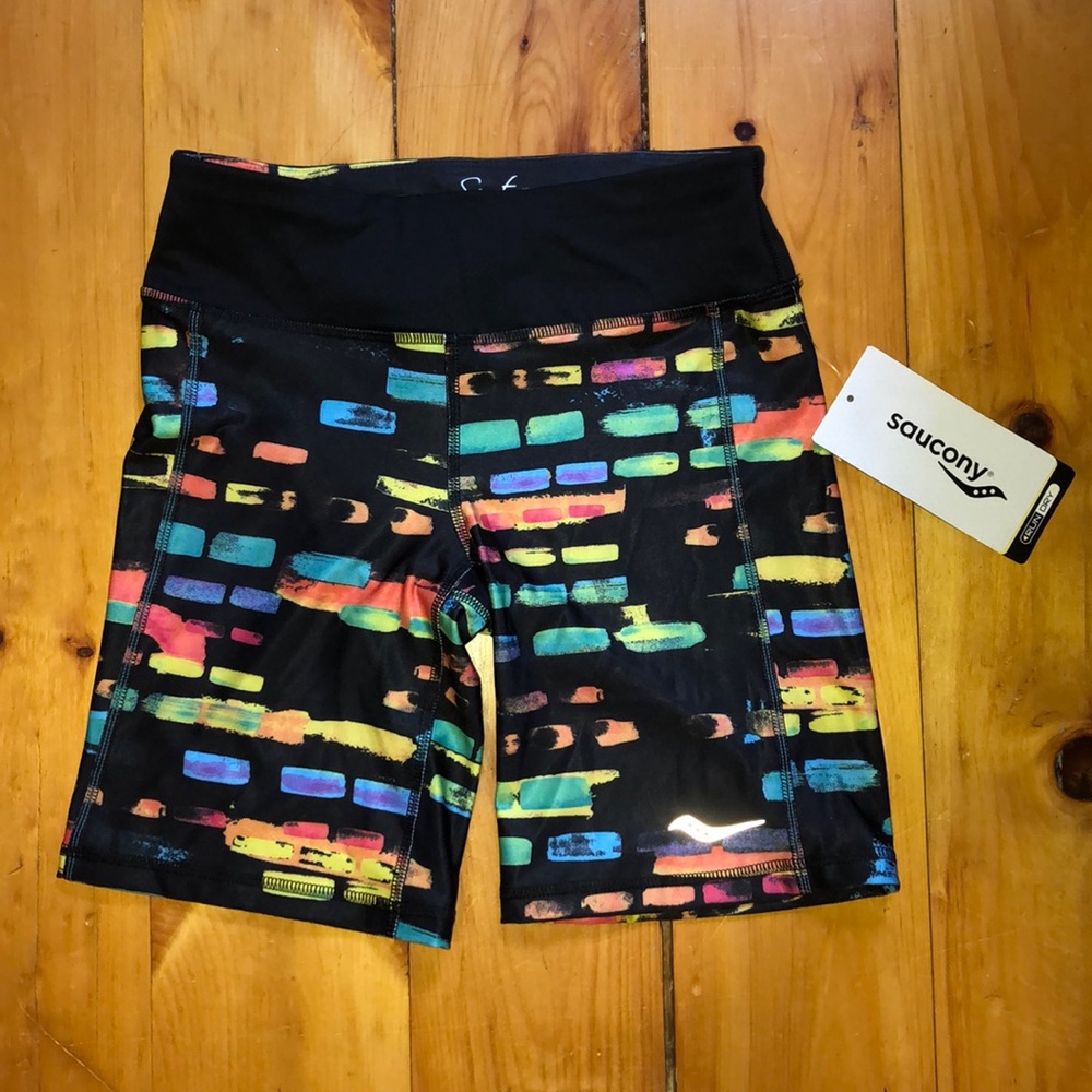 Saucony spandex biker shorts